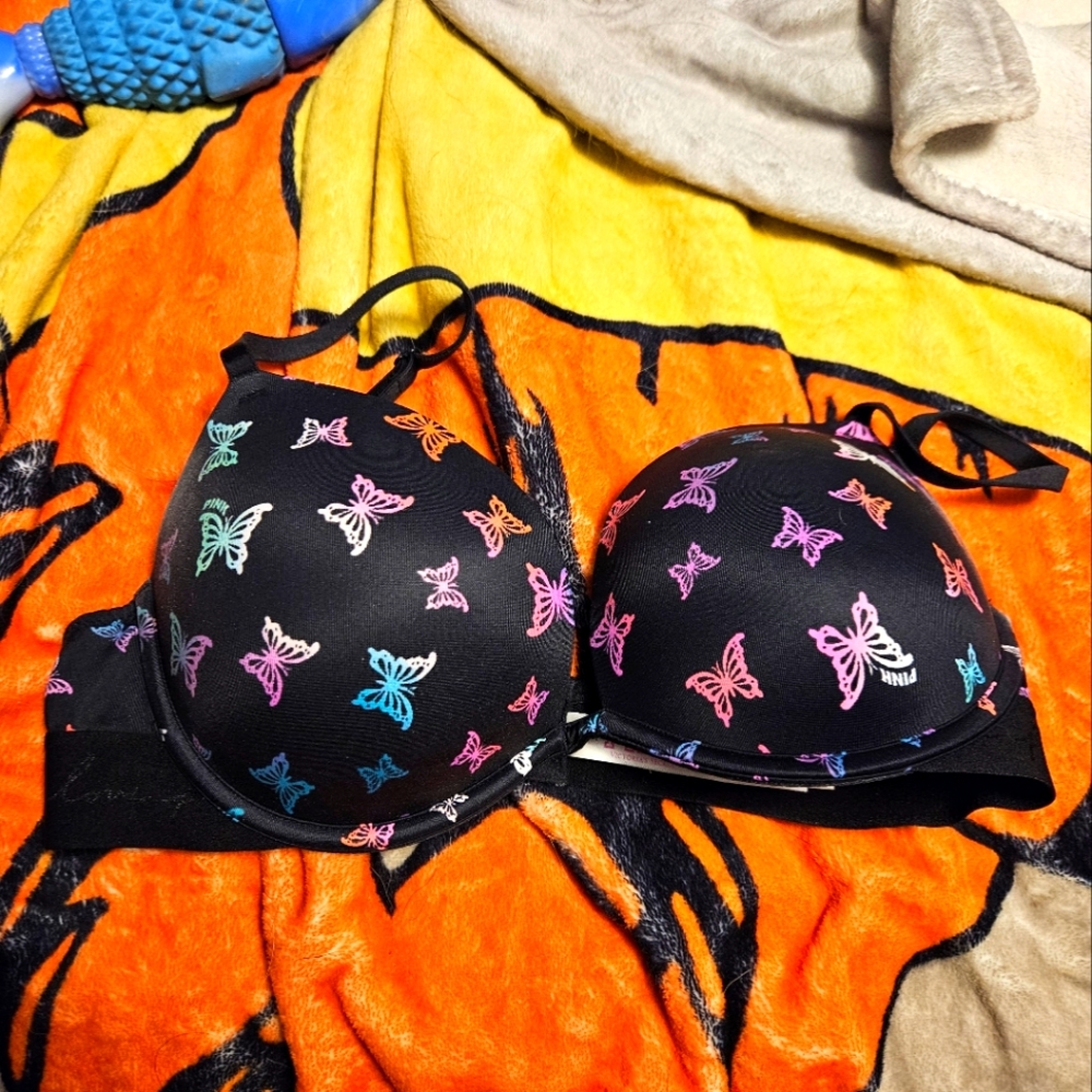Pink 34c pushup bra